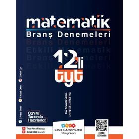 Etkili Matematik Yayınları TYT 12'li Matematik Branş Denemeleri