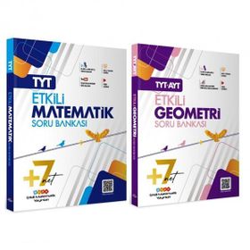 Etkili Matematik Yayınları TYT AYT Geometri ve TYT Matematik Soru Bankası