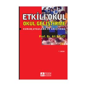 ETKILI OKUL OKUL GELİŞTİRME - ALI BALCI