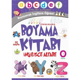 Etkinliklerle Boyama Kitabı İngilizce Alfabe - Emrecan Zengin