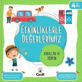 Etkinliklerle Değerlerimiz - Kurallar ve Disiplin - Dikkat Geliştiren Çizgiler - Floki Çocuk