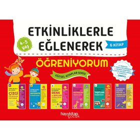 Etkinliklerle Eğlenerek Öğreniyorum Seti-6 Kitap Takım - Kolektif