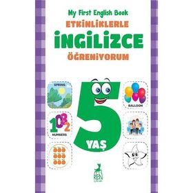 Etkinliklerle İngilizce Öğreniyorum 5 Yaş - My First English Book - Ren