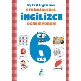 Etkinliklerle İngilizce Öğreniyorum 6 Yaş - My First English Book - Ren