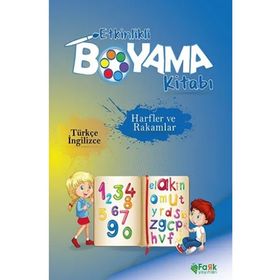 Etkinlikli Boyama Kitabı Harfler ve Rakamlar - Kolektif