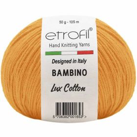 Etrofil 70220 Turuncu Bambino Lux Cotton Örgü İpi