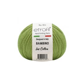 Etrofil 70413 Açık Yeşil Bambino Lux Cotton Örgü İpi