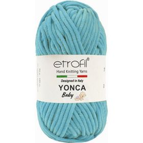 Etrofil 70519 Açık Turkuaz Yonca Baby Kadife Örgü İpi