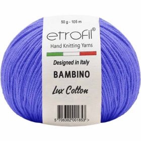 Etrofil 70525 Saks Mavisi Bambino Lux Cotton Örgü İpi
