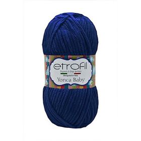 Etrofil 70547 Lacivert Yonca Baby Kadife Örgü İpi