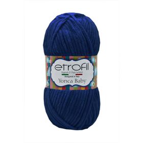 Etrofil 70547 Lacivert Yonca Baby Kadife Örgü İpi