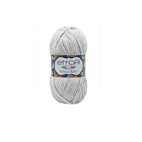 Etrofil 70905 Açık Gri Yonca Baby Kadife Örgü İpi