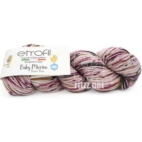 Etrofil EL004 Baby Merino Ebruli Yün İp
