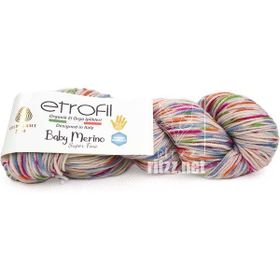 Etrofil EL134 Baby Merino Ebruli Yün İp