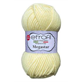 Etrofil Megastar 70299 Krem Örgü İpliği