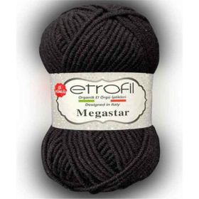 Etrofil Megastar 70978 Siyah Örgü İpi