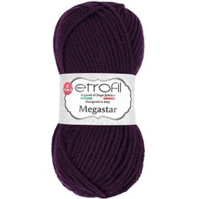 Etrofil Megastar 76001 Koyu Mor Örgü İpi