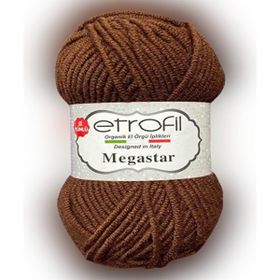 Etrofil Megastar 77013 Kahve Örgü İpi