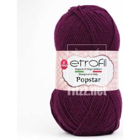 Etrofil Popstar 70609 Patlıcan Moru Örgü İpi
