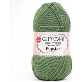 Etrofil Popstar 74067 Çimen Yeşili Örgü İpi