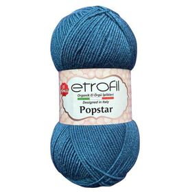 Etrofil Popstar 75096 Petrol Mavi Örgü İpi