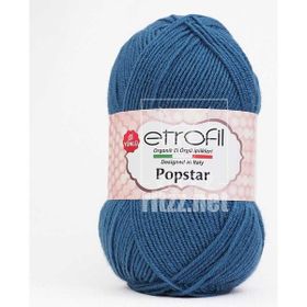 Etrofil Popstar 75096 Petrol Mavi Örgü İpi