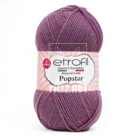 Etrofil Popstar 76000 Açık Mor Örgü İpi