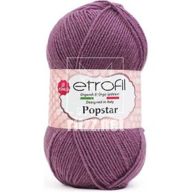 Etrofil Popstar 76000 Açık Mor Örgü İpi
