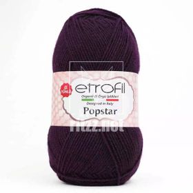 Etrofil Popstar 76001 Koyu Mor Örgü İpi