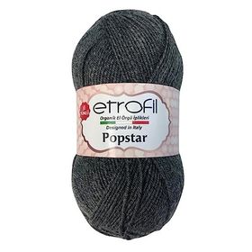 Etrofil Popstar 79027 Gri Örgü İpi