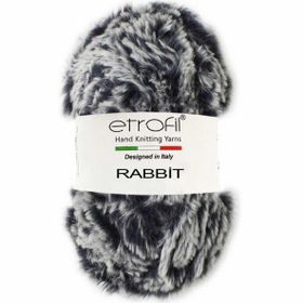 Etrofil Rabbit 70548 Lacivert-Beyaz Örgü İpi