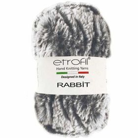 Etrofil Rabbit 70719 Kahve Beyaz Örgü İpi
