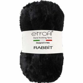 Etrofil Rabbit 70906 Siyah Örgü İpi
