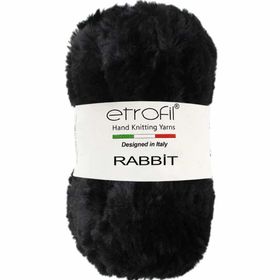 Etrofil Rabbit 70906 Siyah Örgü İpi