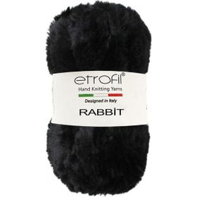 Etrofil Rabbit 70906 Siyah Örgü İpi