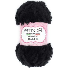 Etrofil Rabbit 70906 Siyah Örgü İpi