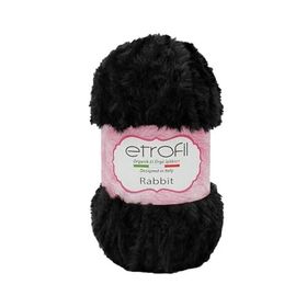 Etrofil Rabbit 70906 Siyah Örgü İpi