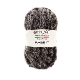Etrofil Rabbit 70907 Gri Siyah Örgü İpi