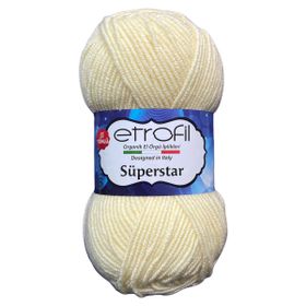Etrofil Süperstar 70299 Krem Örgü İpi