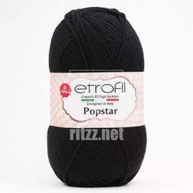 Etrofil Süperstar 70978 Siyah Örgü İpi