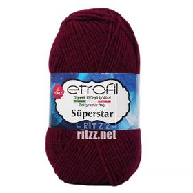 Etrofil Süperstar 73143 Bordo Örgü İpi