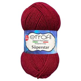 Etrofil Süperstar 73143 Bordo Örgü İpi
