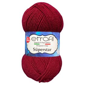 Etrofil Süperstar 73143 Bordo Örgü İpi