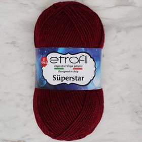 Etrofil Süperstar 73143 Bordo Örgü İpi