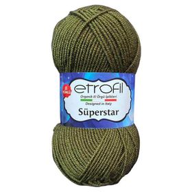 Etrofil Süperstar 74065 Haki Örgü İpi