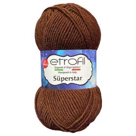Etrofil Süperstar 77013 Kahve Örgü İpi