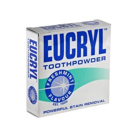 Eucryl Freshmint Smokers 50 gr Nane Aromalı Güçlü Leke Çıkarıcı Diş Tozu