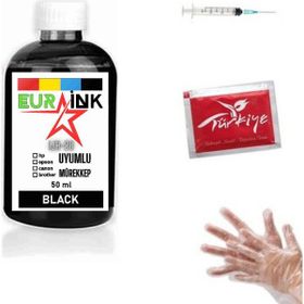 Eurink Canon E3140 için 50 ml Siyah Kartuş Mürekkebi