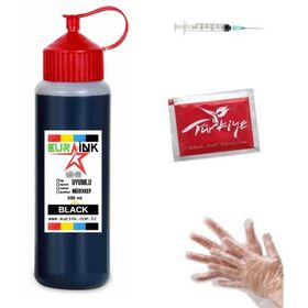 Eurink Canon E3340 TS3350 İçin 500 ml Siyah Kartuş Mürekkebi
