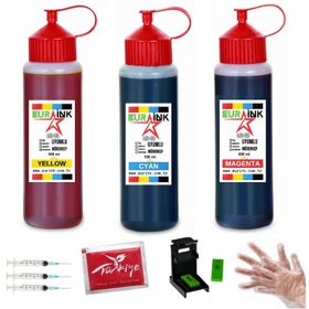 Eurink Canon E514 için 3x500 ml Renkli Kartuş Dolum Seti